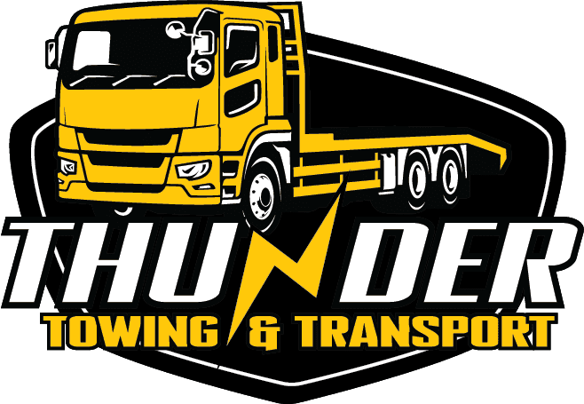 Thunder Towing Logo Yello and Black Vector